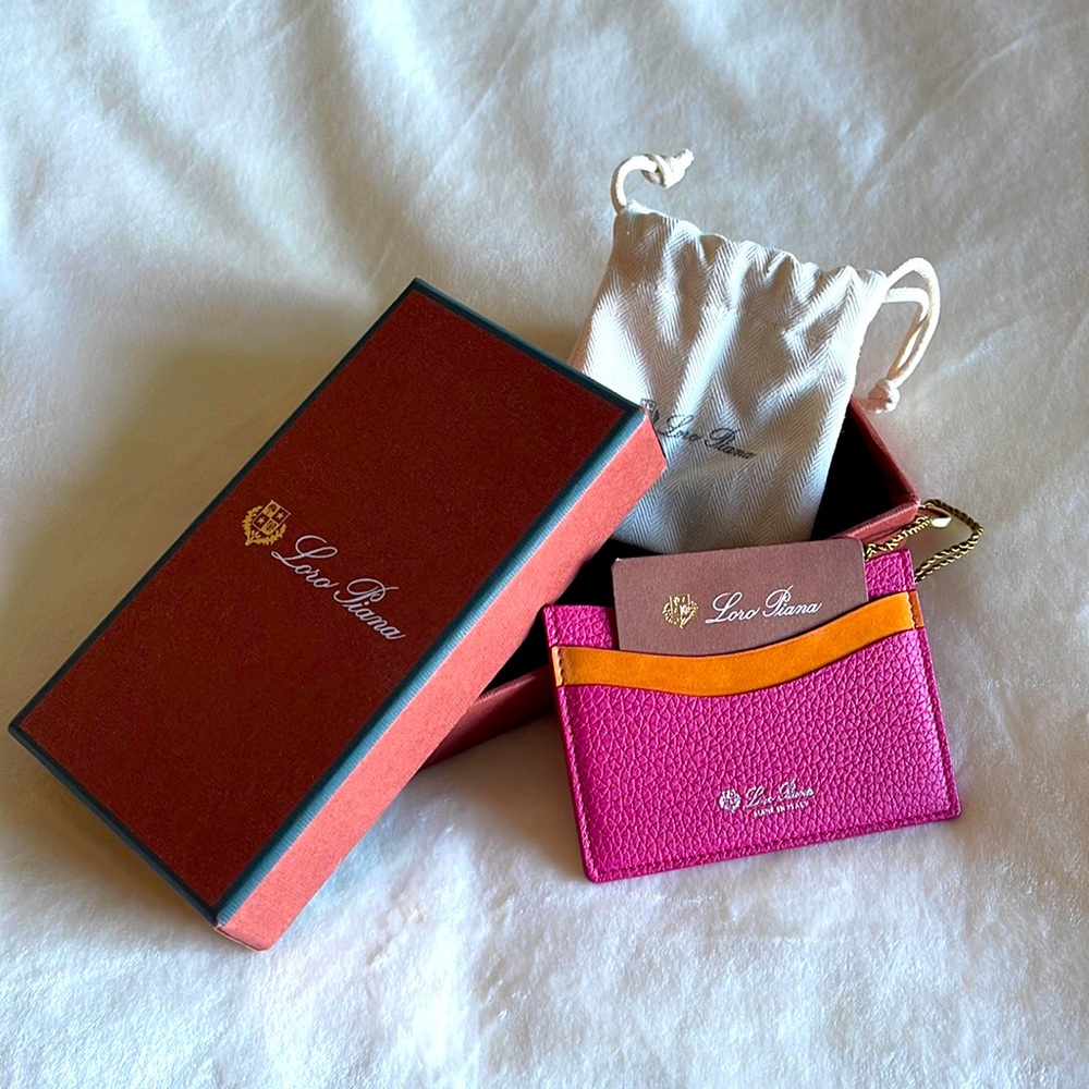 Loro Piana credit card holder